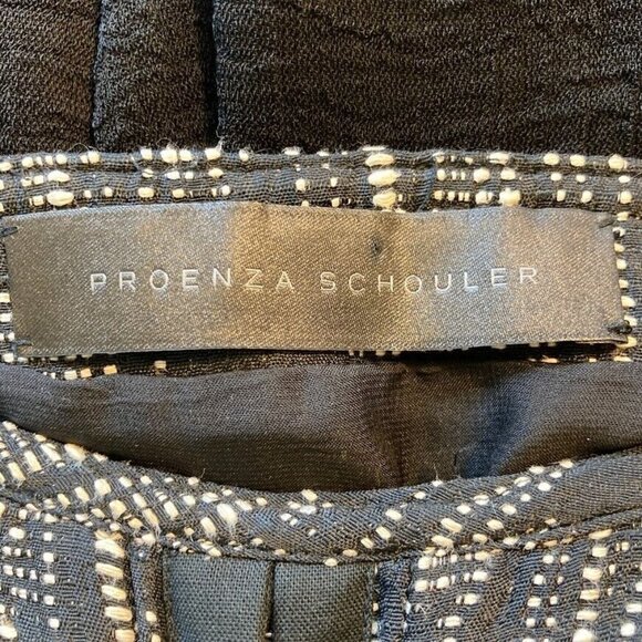 Proenza Schouler Mini Dress Flouncy Babydoll Y2K Whimsy Goth Dark Coquette 2 - Picture 8 of 10